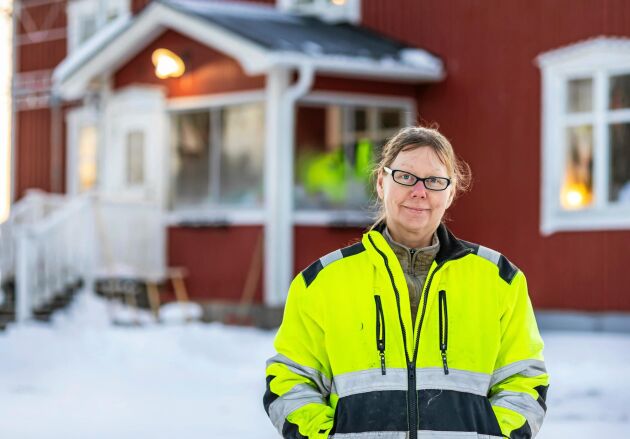  Nina Vikström tog över föräldragården i Heden, nära Boden, och startade djurhotell och hunddagis.