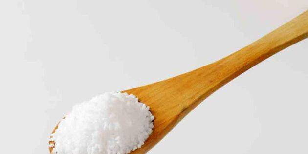 Städa med mat – salt polerar