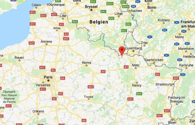  Longuyon i Lorraine ligger på gränsen mot Belgien.