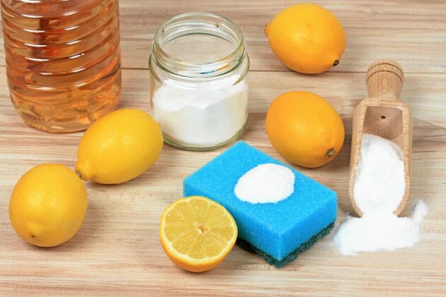  Citron, vinäger och bikarbonat kan användas för rengöring i hemmet. 