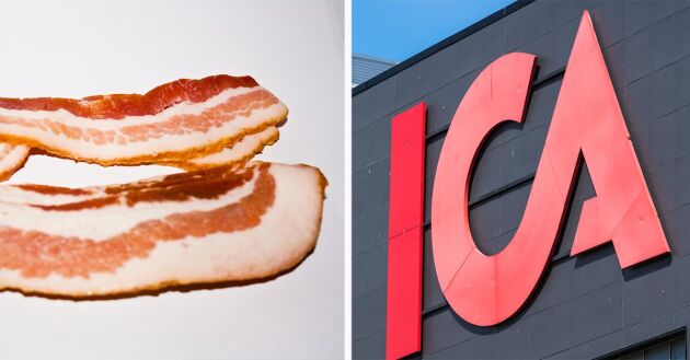  Matjätten Ica har beslutat att flytta hela bacon-hanteringen till Sverige.
