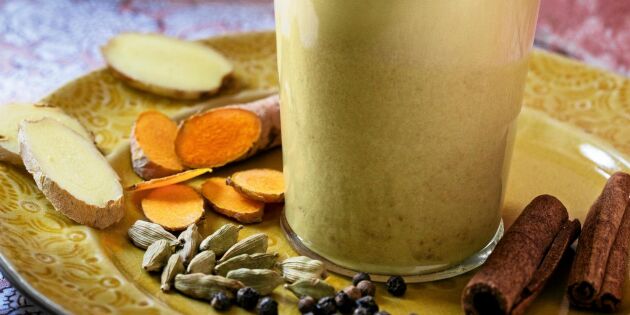 Golden milk chai med gurkmeja – välgörande hälsodrink