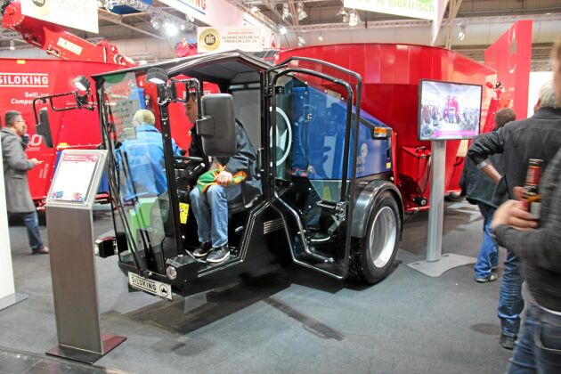  Silokings fullfodersvagn är eldriven och väntas intressera lantbrukare med egen biogasanläggning, solceller eller vindkraft. 