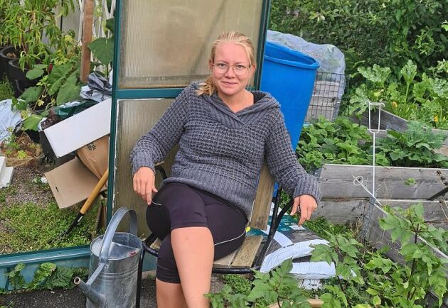  Naturen och trädgårdsarbete har varit läkande för Ann-Louise Persson som lider av astma.