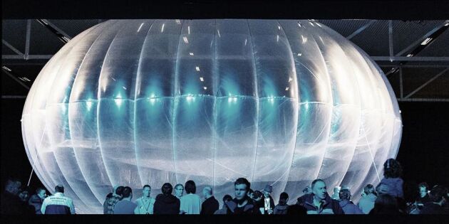 Heliumballong kan ge dig internet