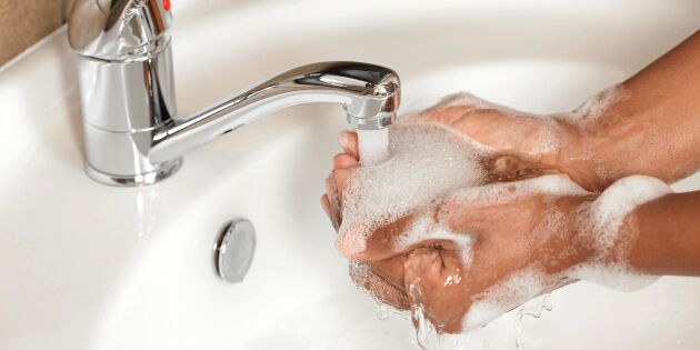 Så ska du tvätta händerna – för att minska smittorisken
