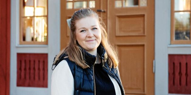 Kristin, 27 år, vågade satsa – driver Ekbolanda gård själv