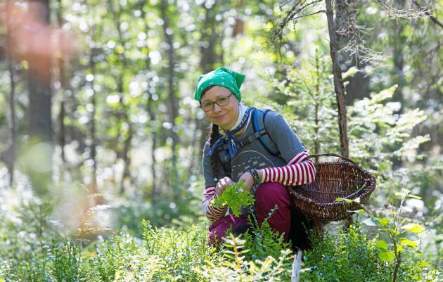  Skogen som Marie Karlsson växte upp med finns ännu kvar. Hennes pappa avstod från att kalhugga. 
