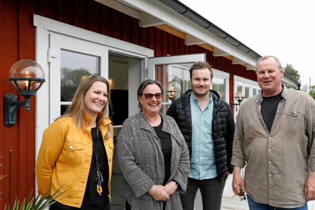  Emelie och Fredrik Berg driver Astensmåla Mat &amp; Vingård tillsammans med sina föräldrar Helene och Pelle Berg. 