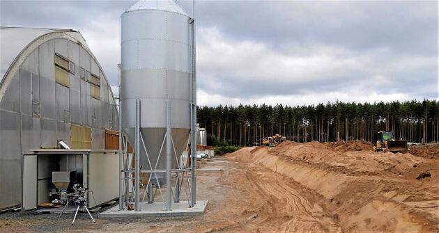  Nya biobränslepannor installeras på Stakhedens plantskola.