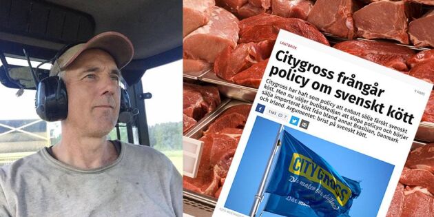 Köttbonden om Citygross beslut – ”Det handlar om en prislapp”