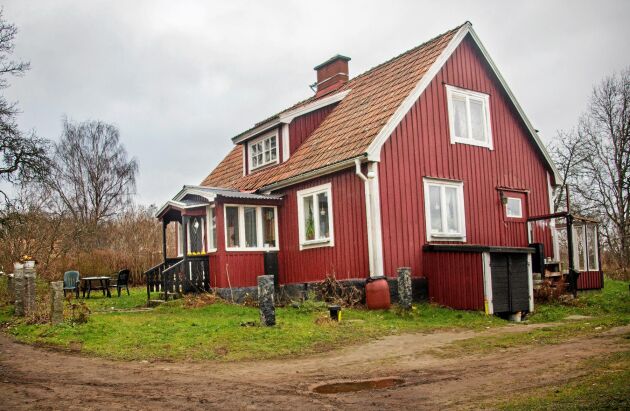  Farfars och farmors gamla gård i Gränum, i Blekinge, som Anett tog över.