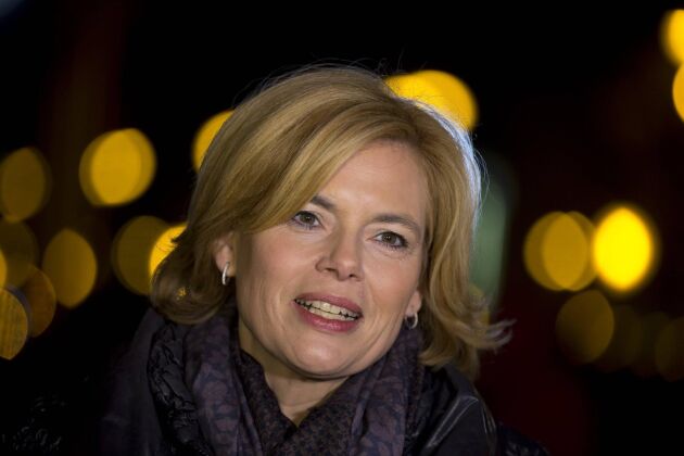  Julia Klöckner blir på onsdag Tysklands nya jordbruksminister.