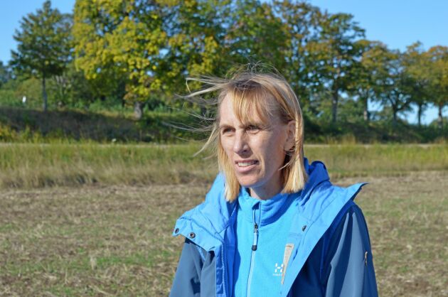  Växtodlingsrågivaren Anna Larsson på Lovanggruppen vet en gård som alltid legat lågt i kvävegivor och noterade i höstas att de hade mindre blåklint än andra.
