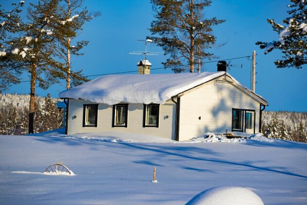  I det här huset på "Lillheda" bodde en gång Stig och Linnea Engman. Det blev Daniel Skogqvists första renoveringsprojekt i byn.