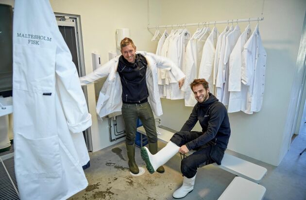  Grundarna och entreprenörerna Johan Ljungquist och Mikael Olenmark, är som i all livsmedelsindustri noga med hygien.