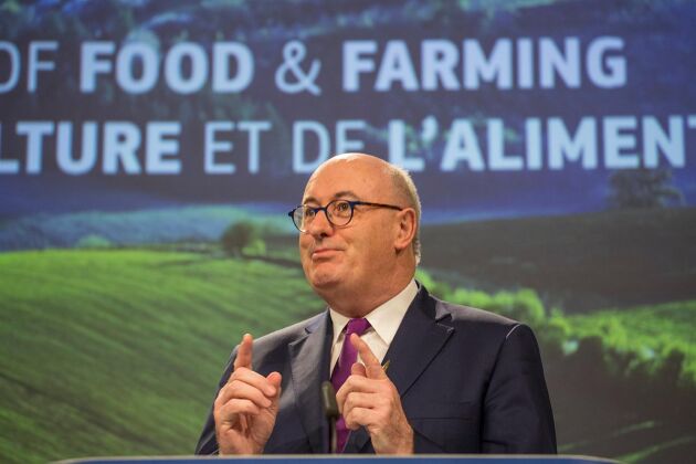  EUs jordbrukskommissionär Phil Hogan.