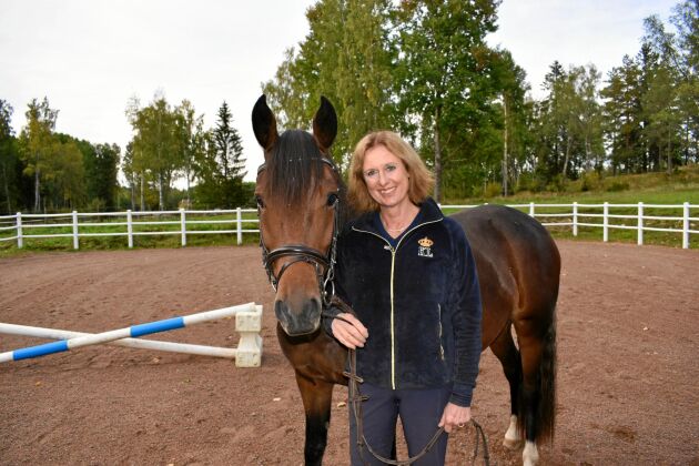  Karin Semberg har skrivit en bok om sitt liv med hästar. Här med en av favoriterna, Capella New Forest.