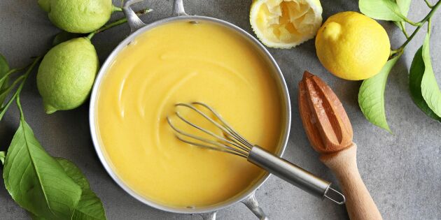 Hemmagjord lemon curd – perfekt på scones eller som fyllning
