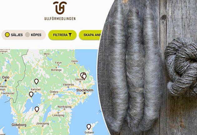  Mer svensk ull åt folket! Nu hittar köpare och säljare varandra med hjälp av Ullförmedlingen.se.