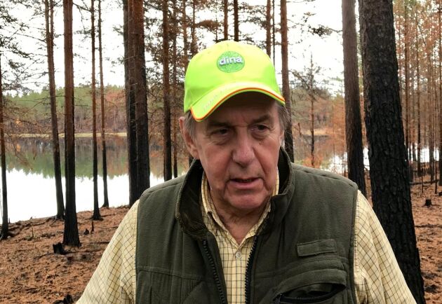  – Jag tycker att Skogsstyrelsen borde ha använt de 110 miljoner som regeringen har anslagit, säger Björn Brink, en av de drabbade skogsägarna.