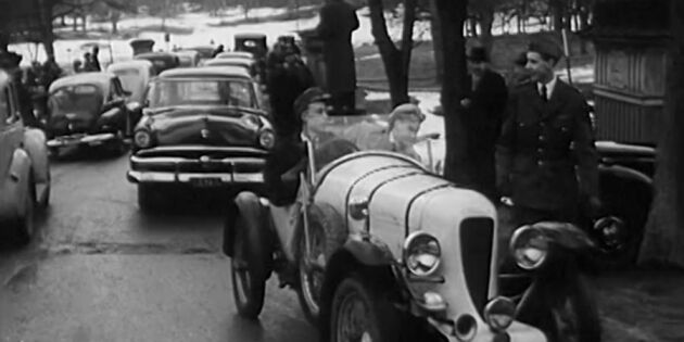 Nostalgisk bilfest - från 50-talet
